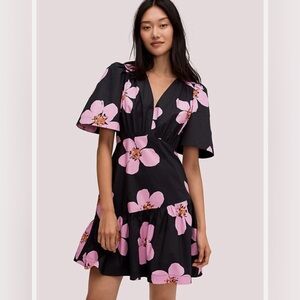 Kate Spade | Black Grand Flora Dress | XS
